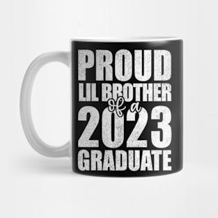 Proud Lil Brother 2023 Graduate Mug